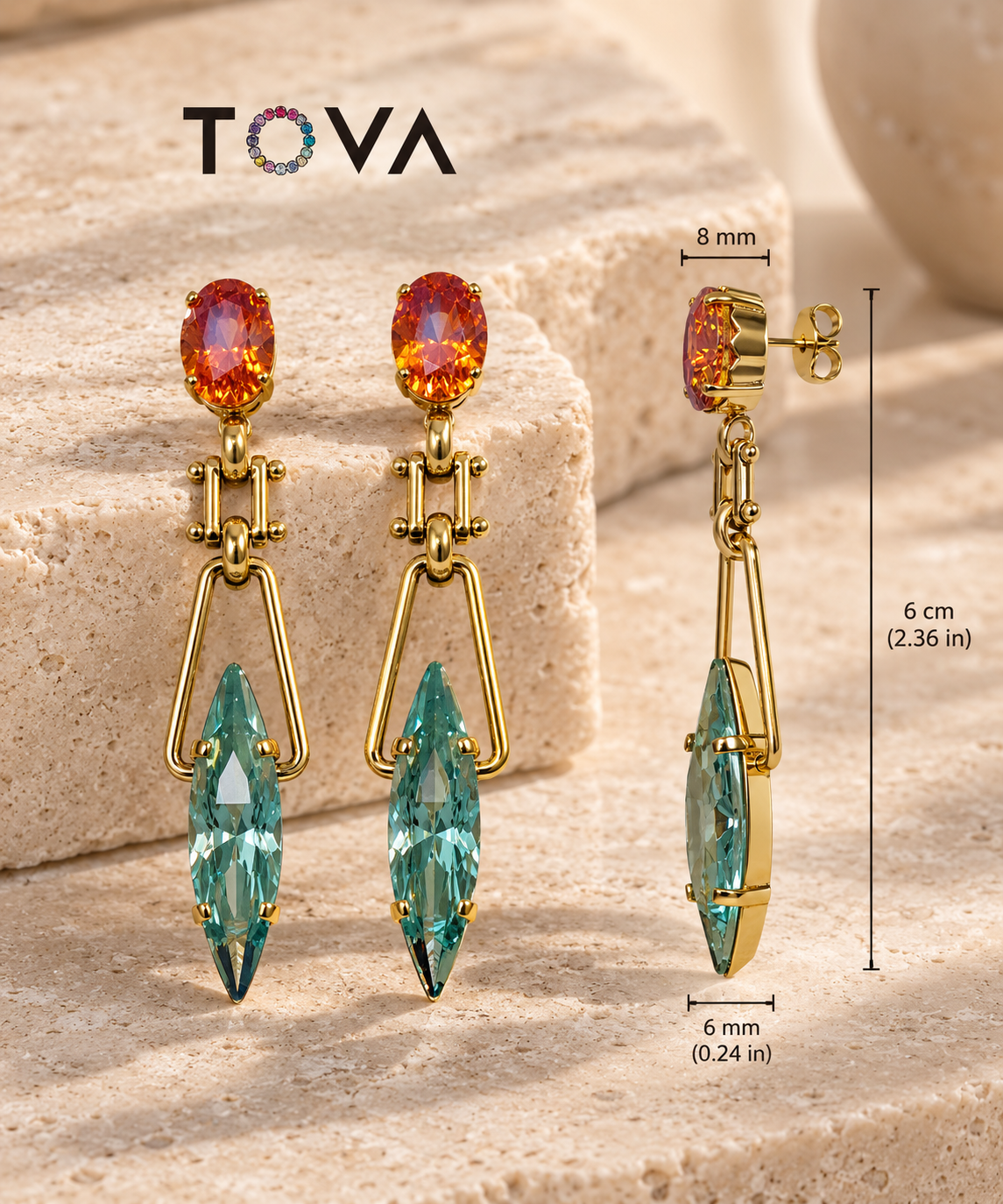 TOVA Phoenix Earrings
