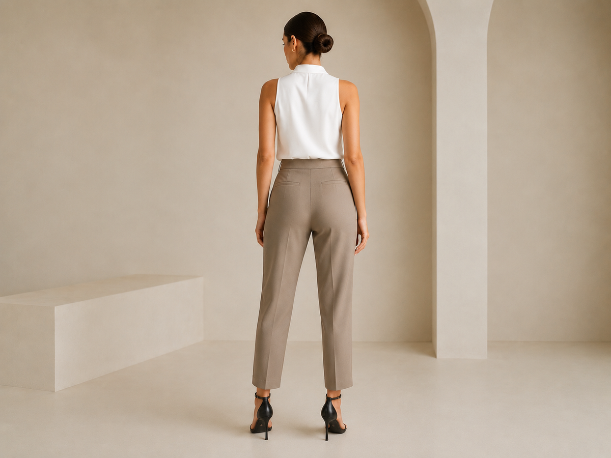 Monaco Tailored Pants - Beige