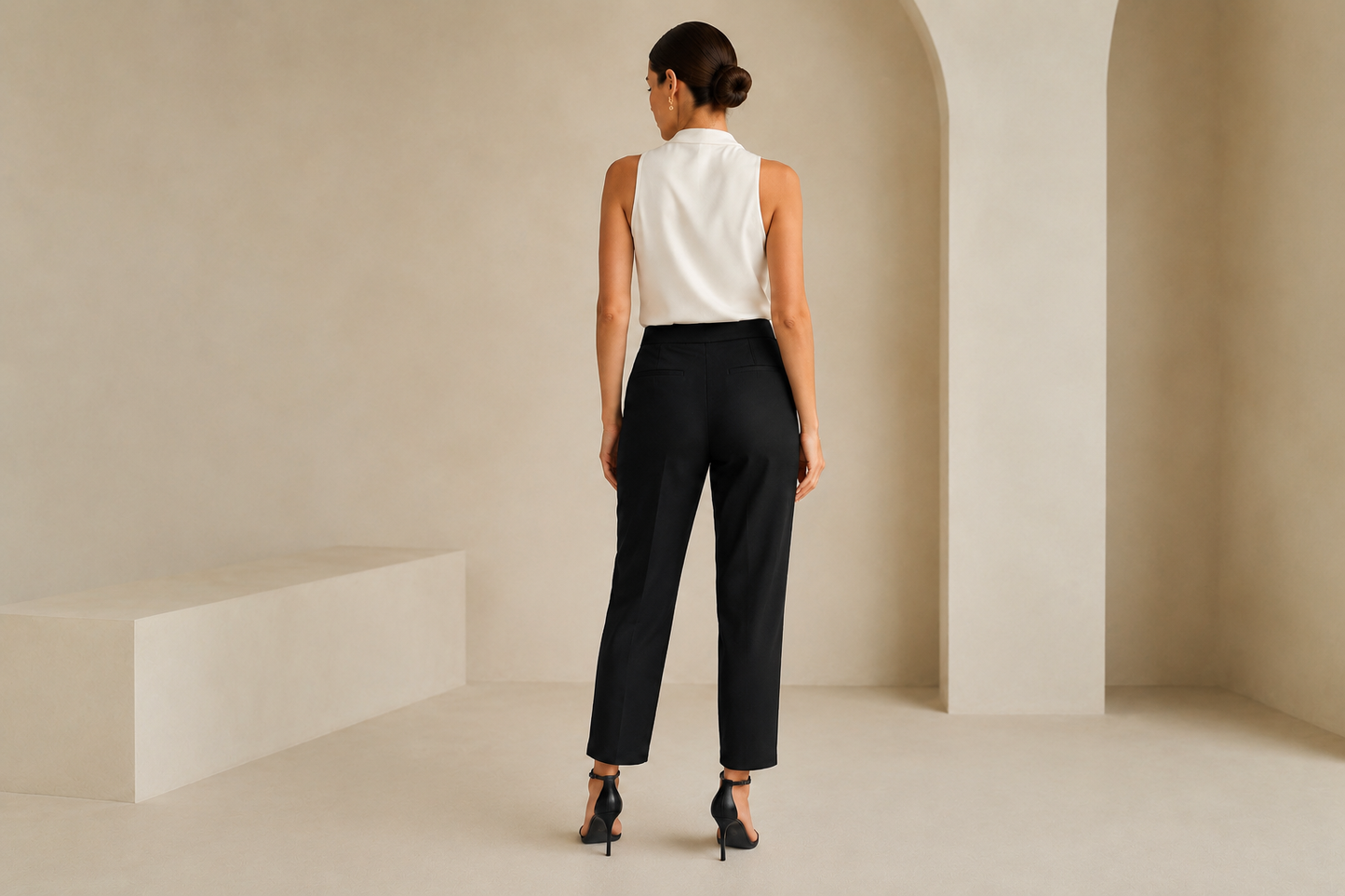 Monaco Tailored Pants - Black