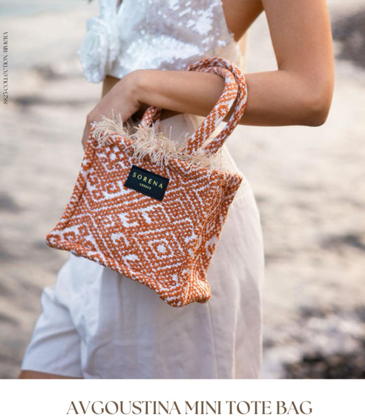 Sorena Avgoustina Mini Greece Tote Bag