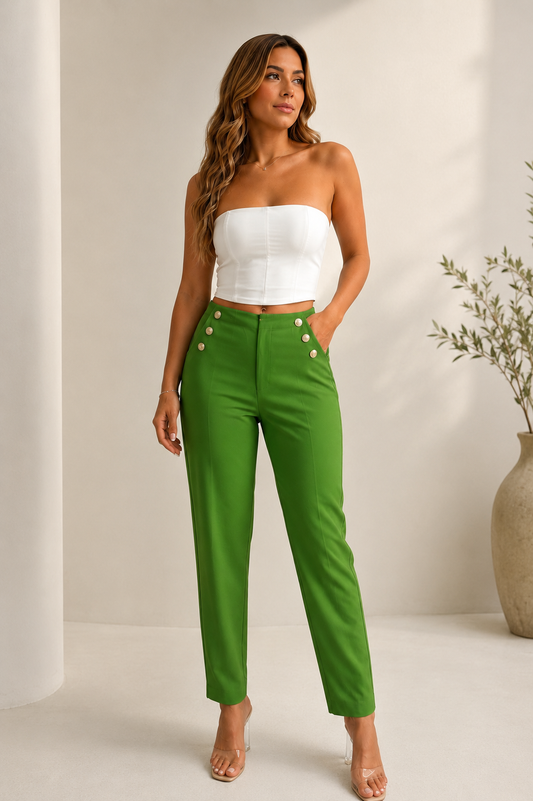 Green Luxury Pants
