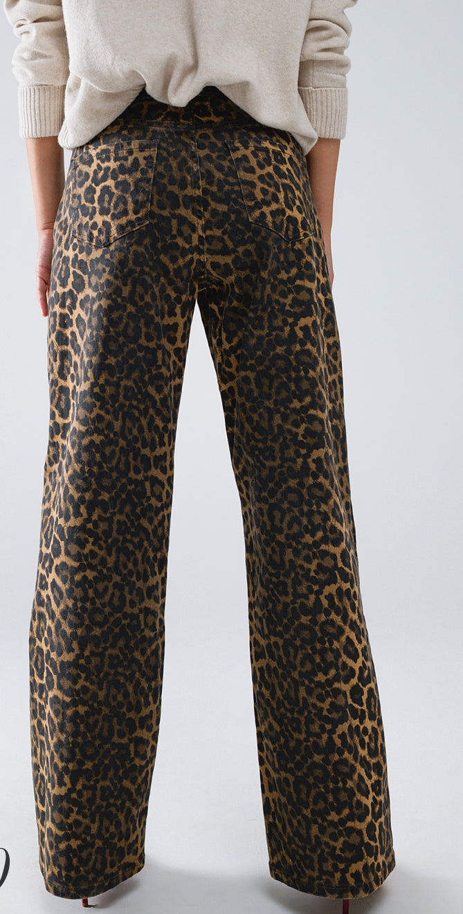 Leopard Print With Front and Back OmbrÃ©