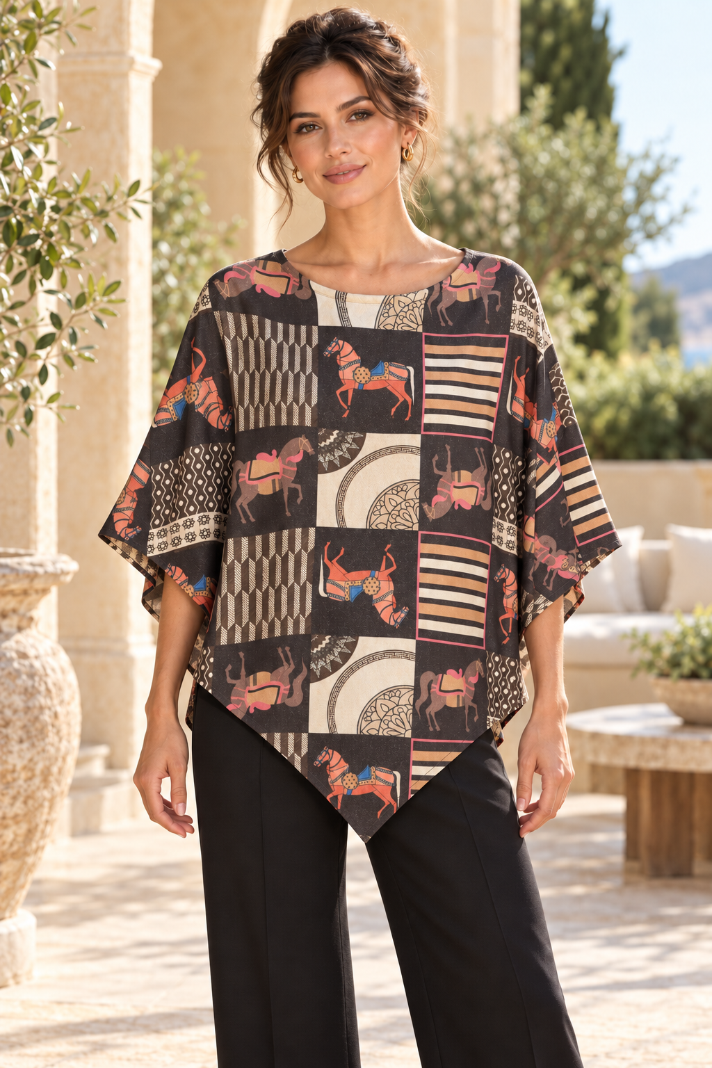 Horse Art & Elegance Ponchos