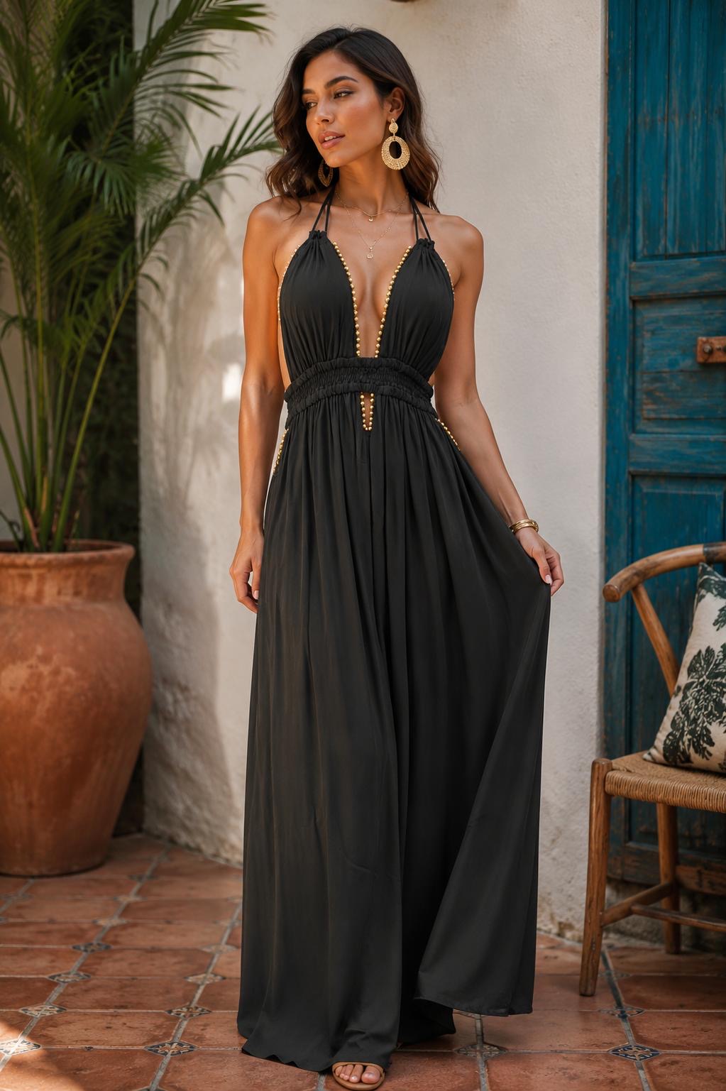Cleopatra Grey Dress