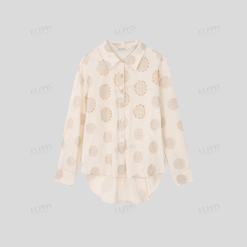 Beige Long Sleeve Natural Color