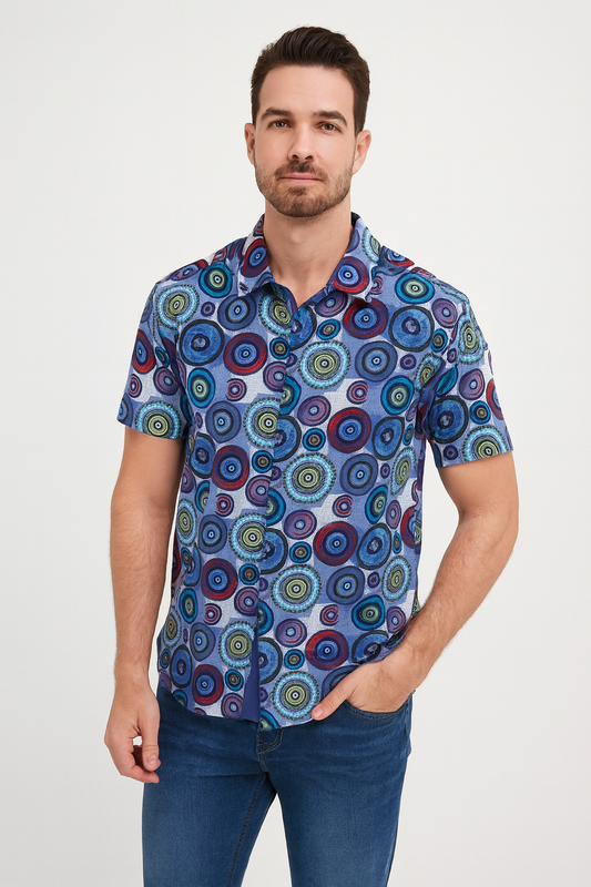 Men’s Shirt Button Down Multi