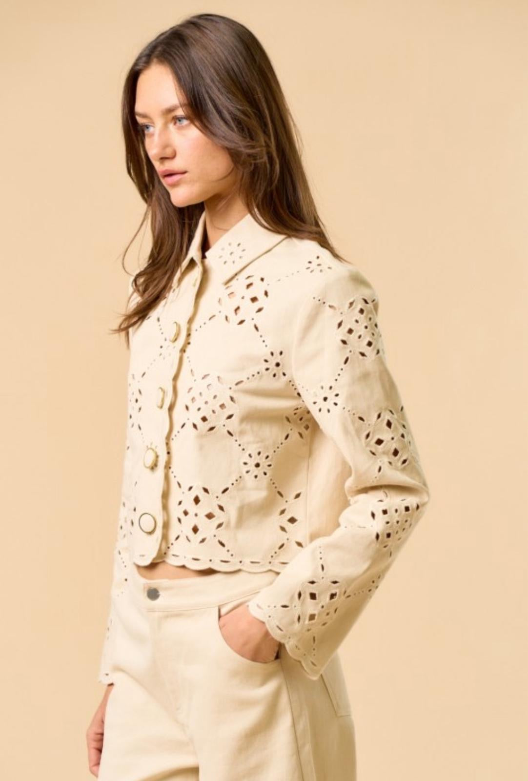 Motif Long Sleeve Top