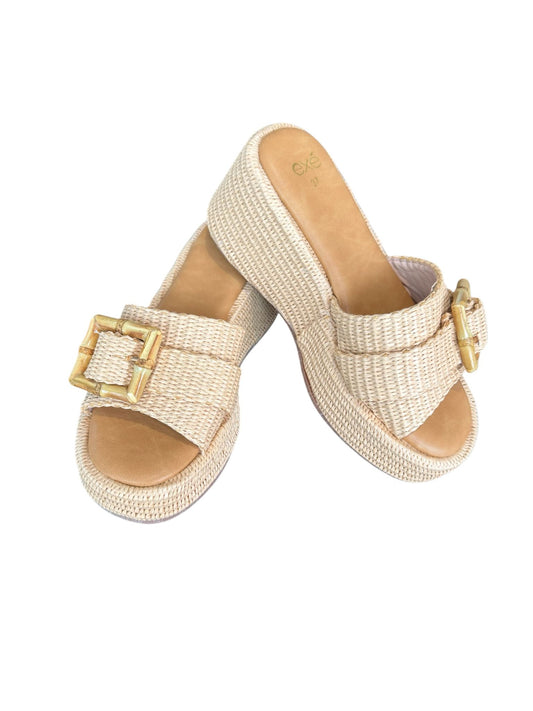 Raffia Platform Sandals