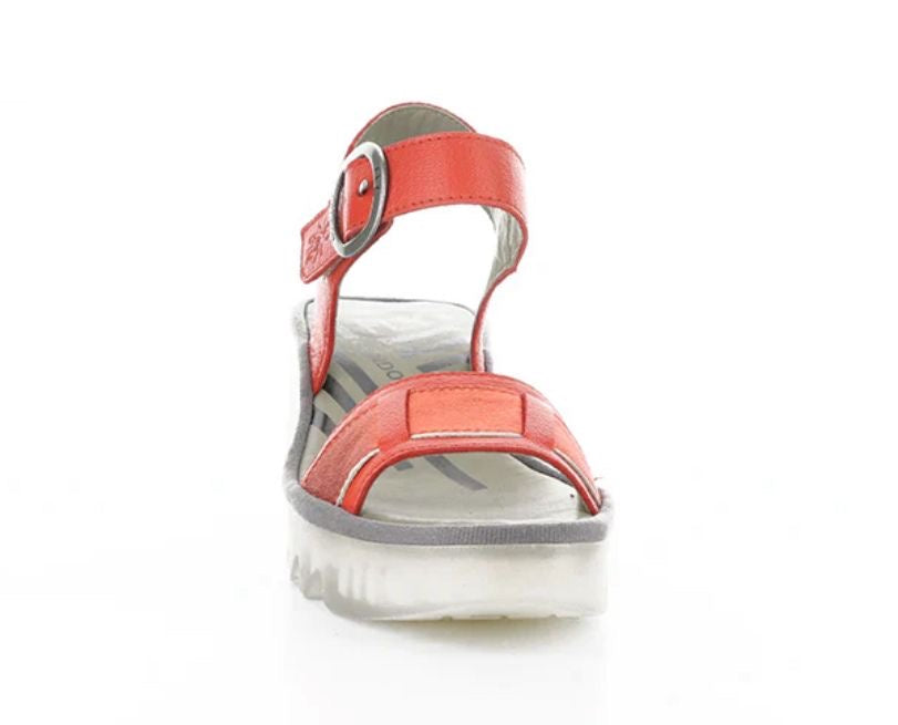 FLY LONDON BEIK618FLY Red Mousse/Cool