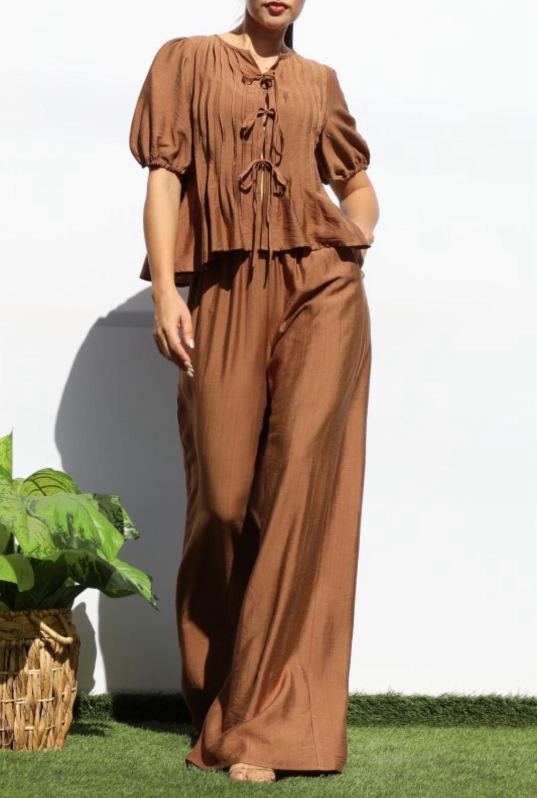 Brown Relaxed Chic Set