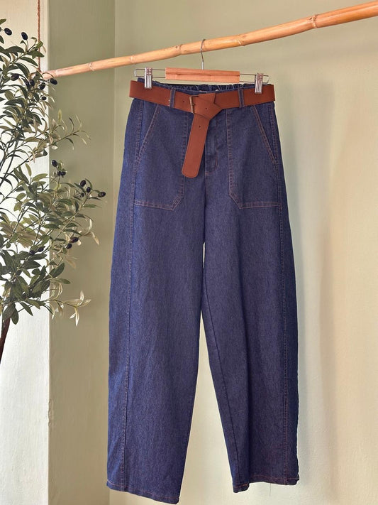 Italian Denim with Belt