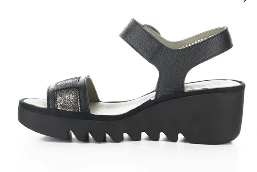FLY LONDON BEIK618FLY Black/Graphite Mousse/Cool