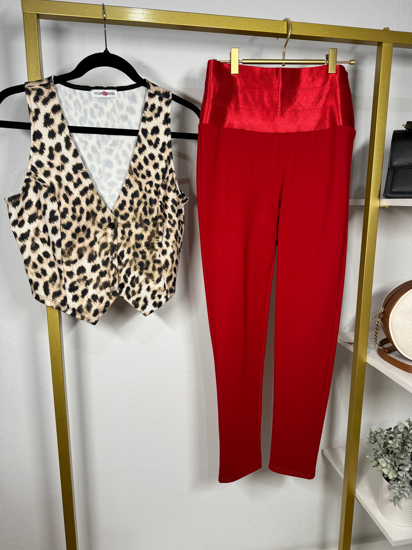 Legging Satin Waist Band