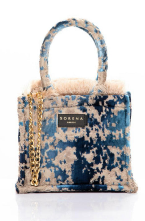 Sorena Thalassini Mini Greece Tote Bag