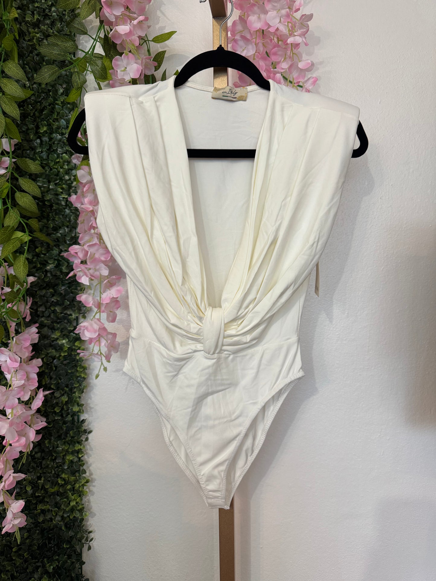 Italian Bodysuit White