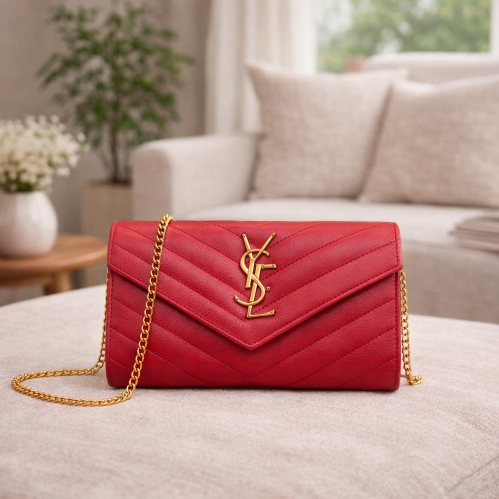 Red Inspired Designer Handclutch
