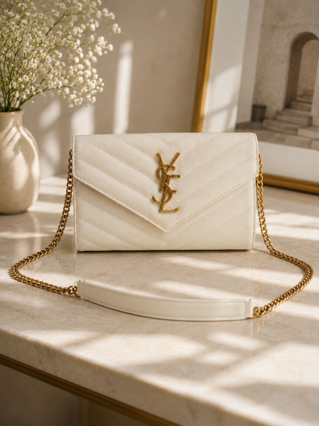 The Ivory Elan Bag