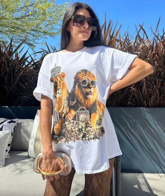 T-Shirt Lions White