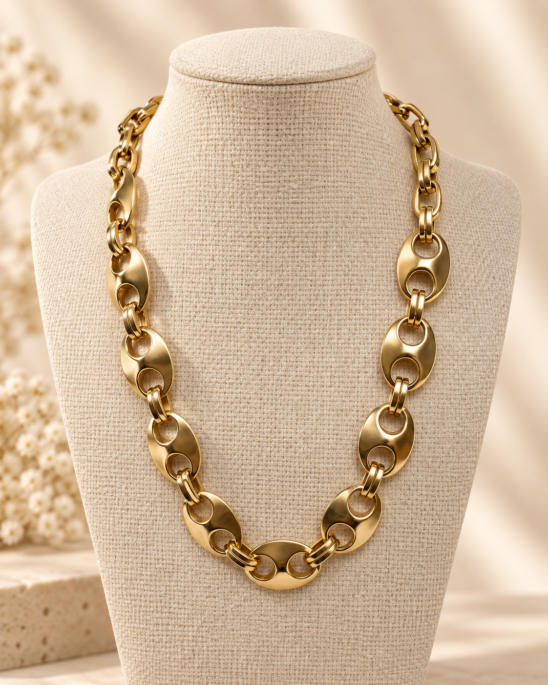 TOVA Fennik Necklace 18k Gold Plate