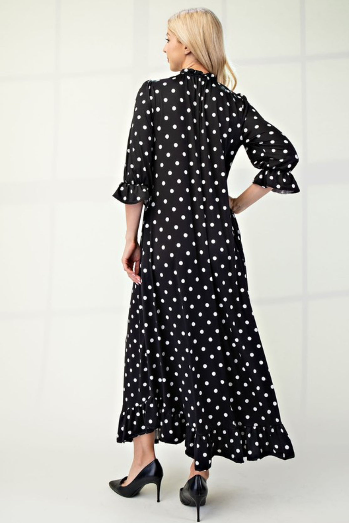 Polka Dots Maxi Dress