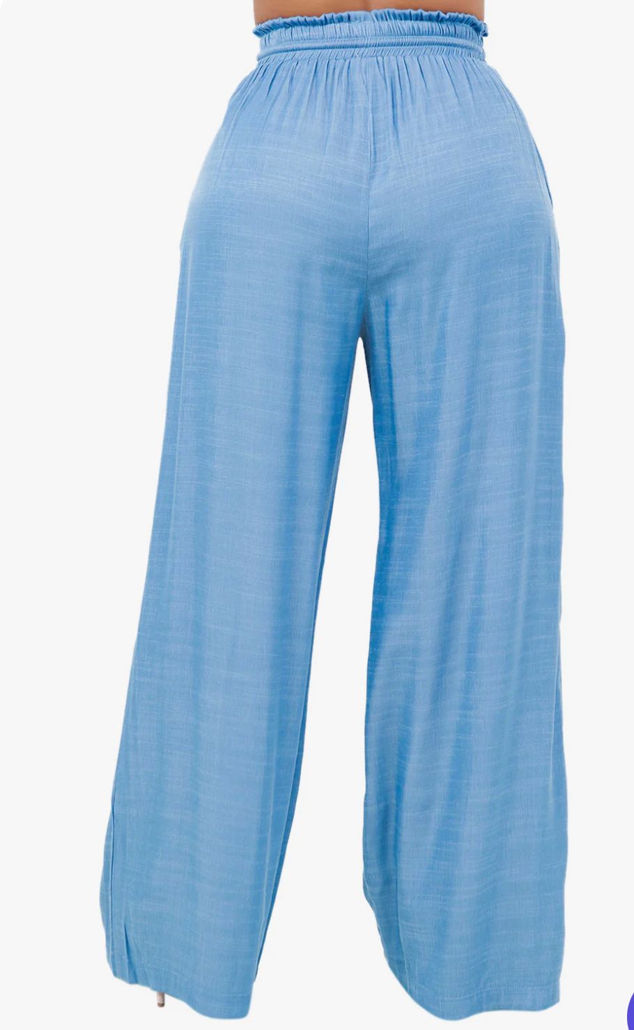 Mojito Drawstring Waist Pant Blue