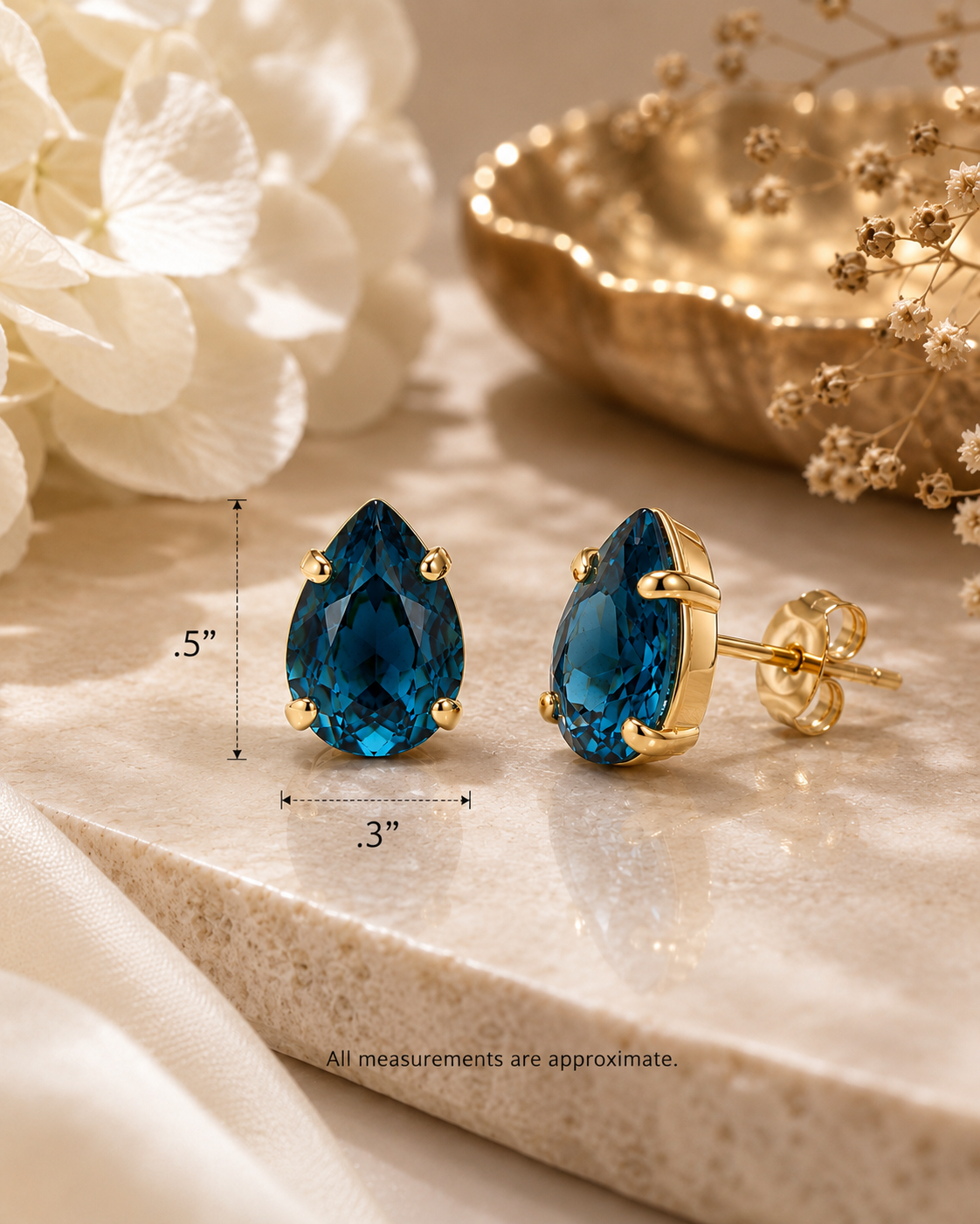 TOVA Lumi Studs Earrings in Montana