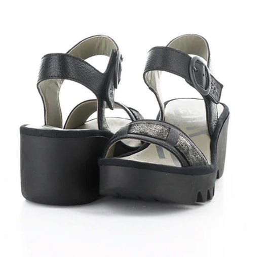 FLY LONDON BEIK618FLY Black/Graphite Mousse/Cool