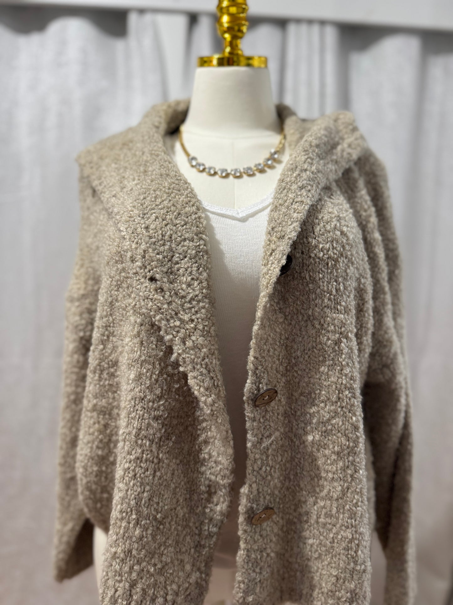 Cardigan Beige Italian Collection