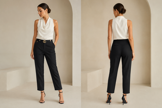Monaco Tailored Pants - Black