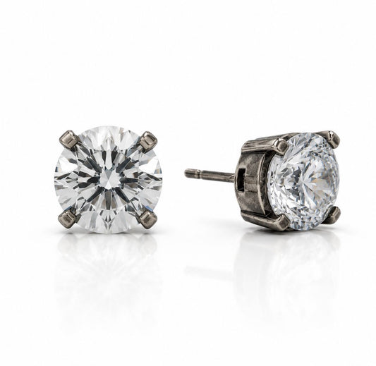 Trentley Studs Antique Silver
