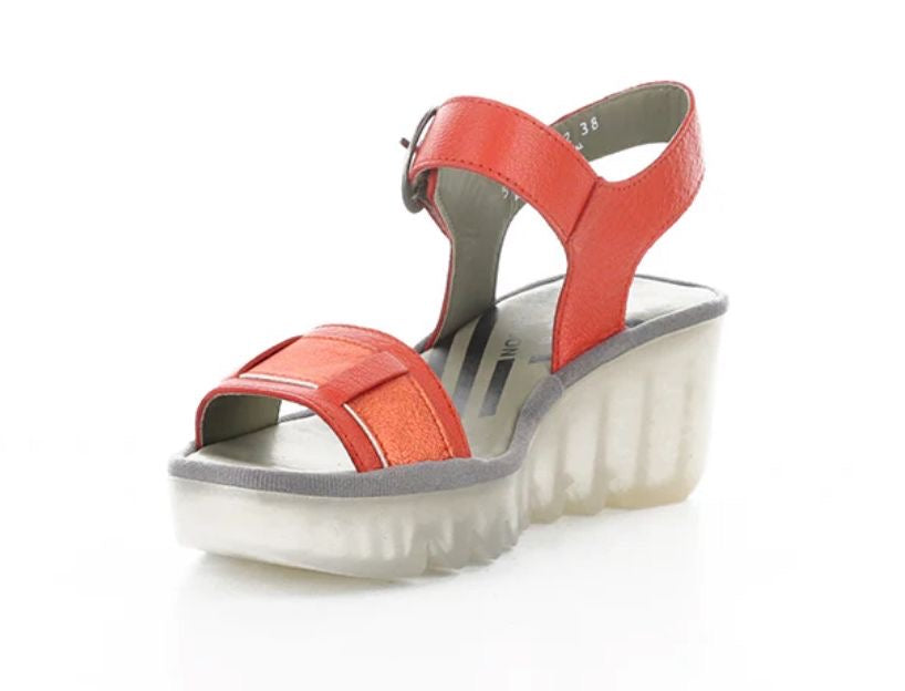 FLY LONDON BEIK618FLY Red Mousse/Cool