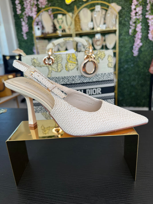 Bernes Chrysanthemums Shoe Ivory