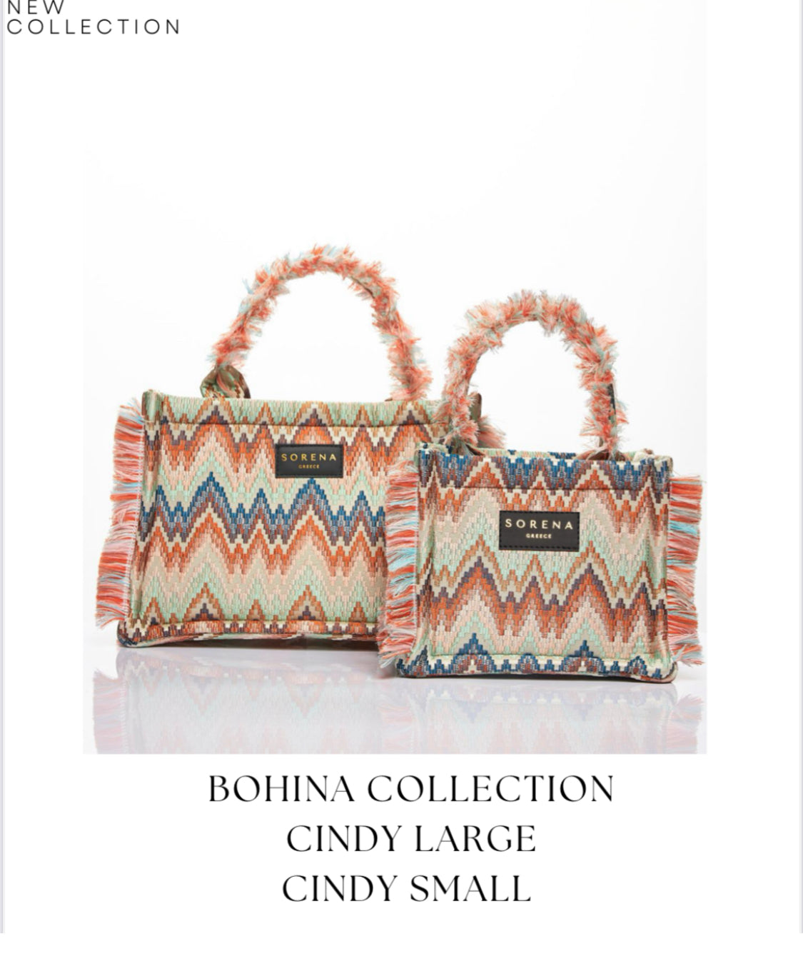 Sorena Cindy Small Greece Tote Bag