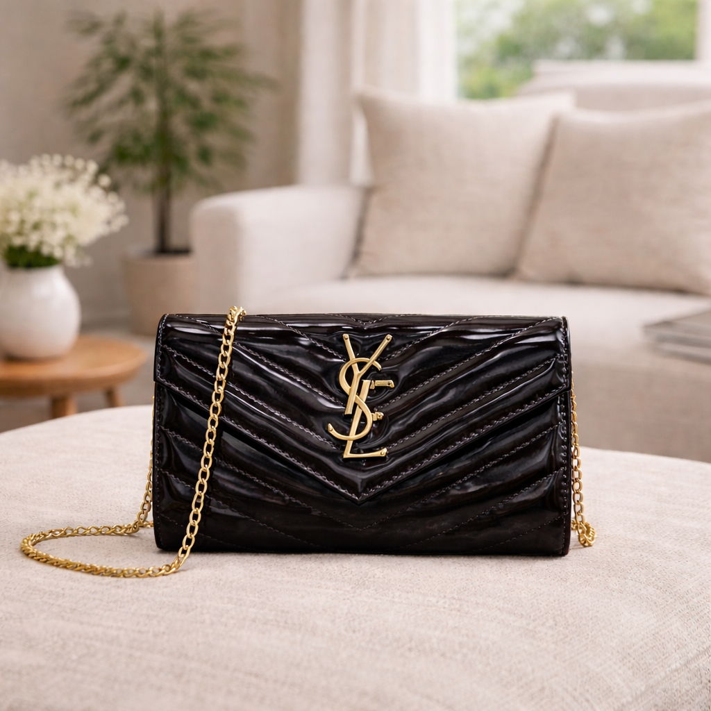 Black Hand Clutch or Crossbody Bag – Inspired