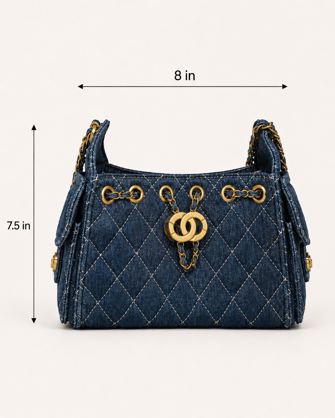 The Denim Luxe Bag