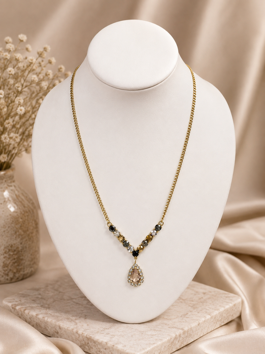 TOVA Ivo Necklace in Metalics
