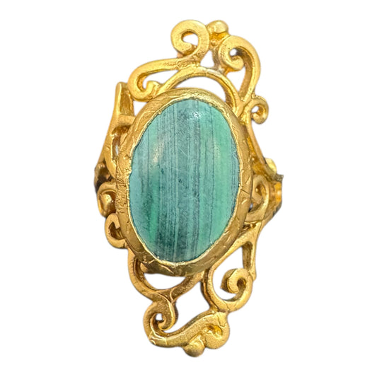 Turkish Ring with Turquoise