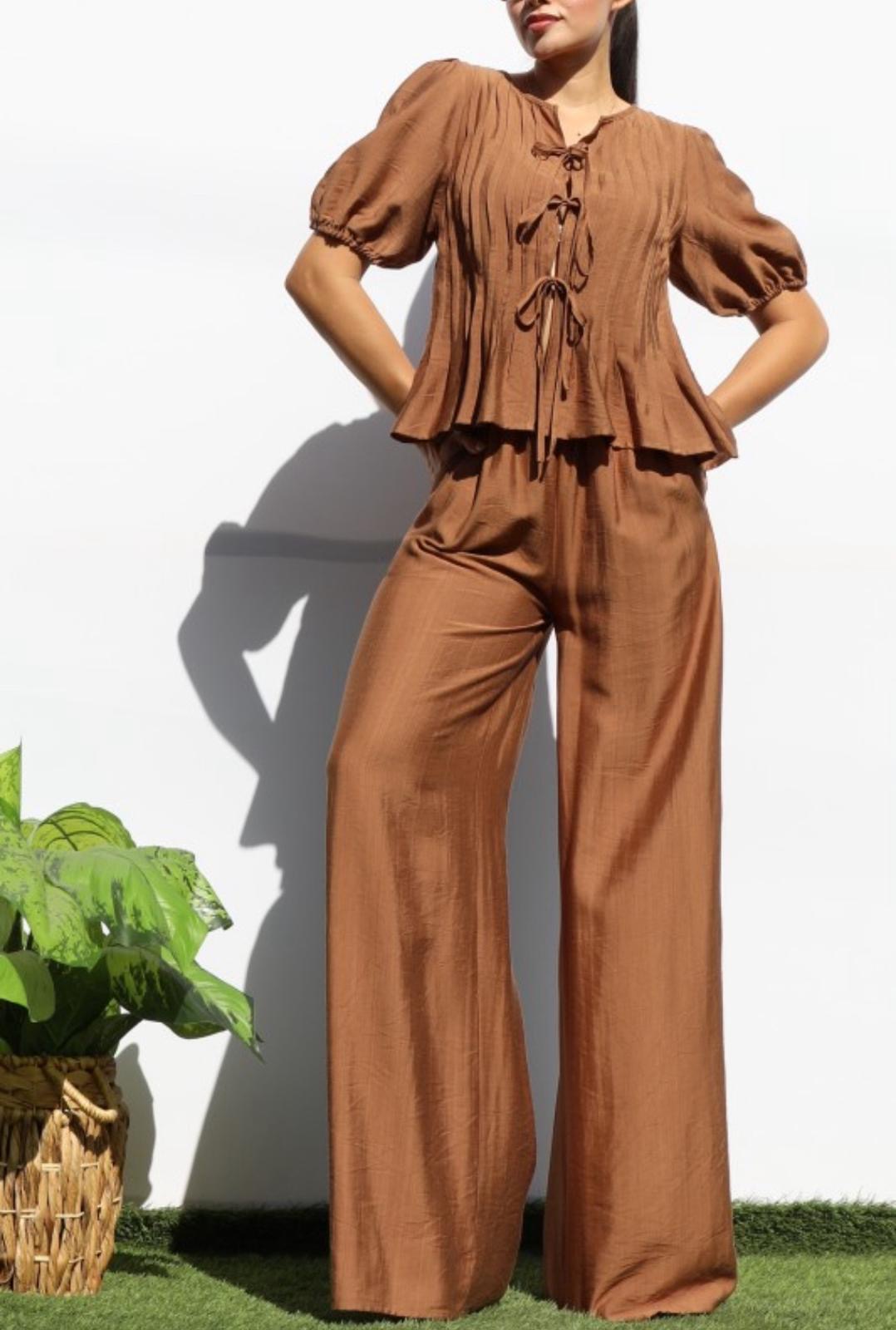 Brown Relaxed Chic Set
