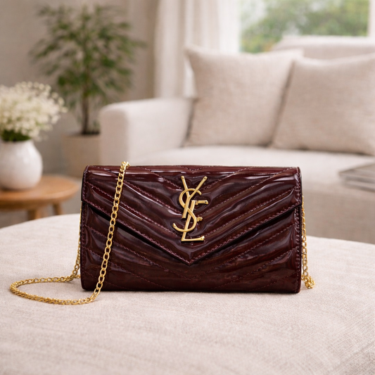 Brown Hand Clutch or Crossbody Bag Inspired