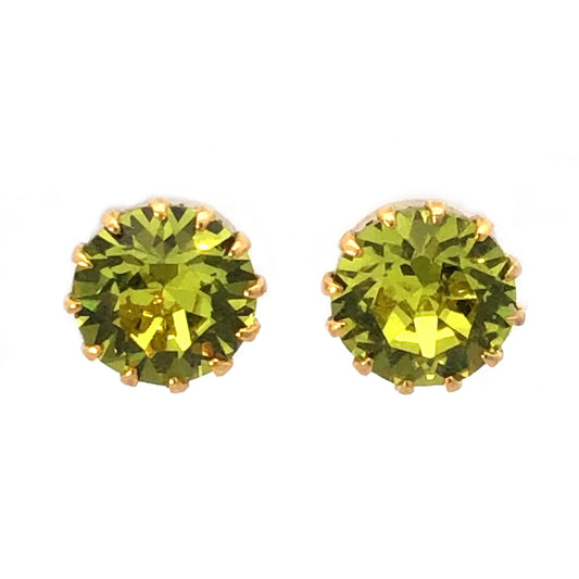 Chrisley Studs in Citrus Lime Brandy Tova