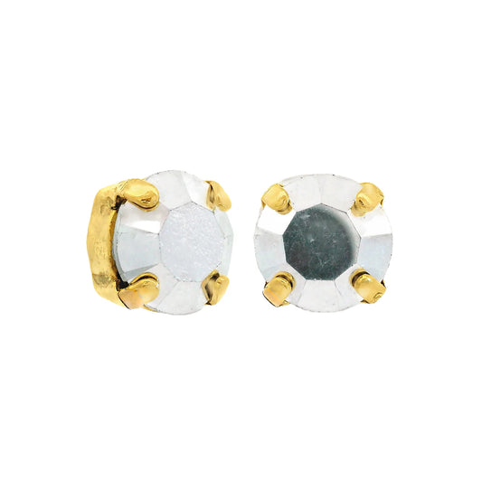 Oakland Studs in All the Colors Silver Chrome