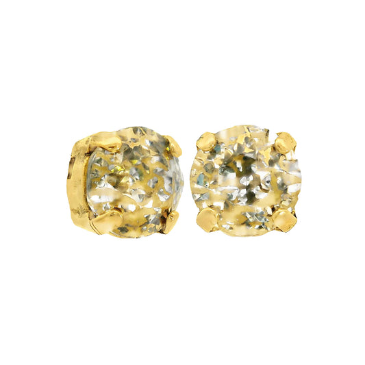 Oakland Studs in All the Colors Silver Patina