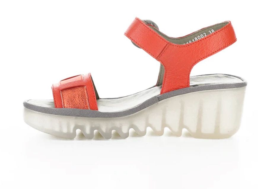 FLY LONDON BEIK618FLY Red Mousse/Cool