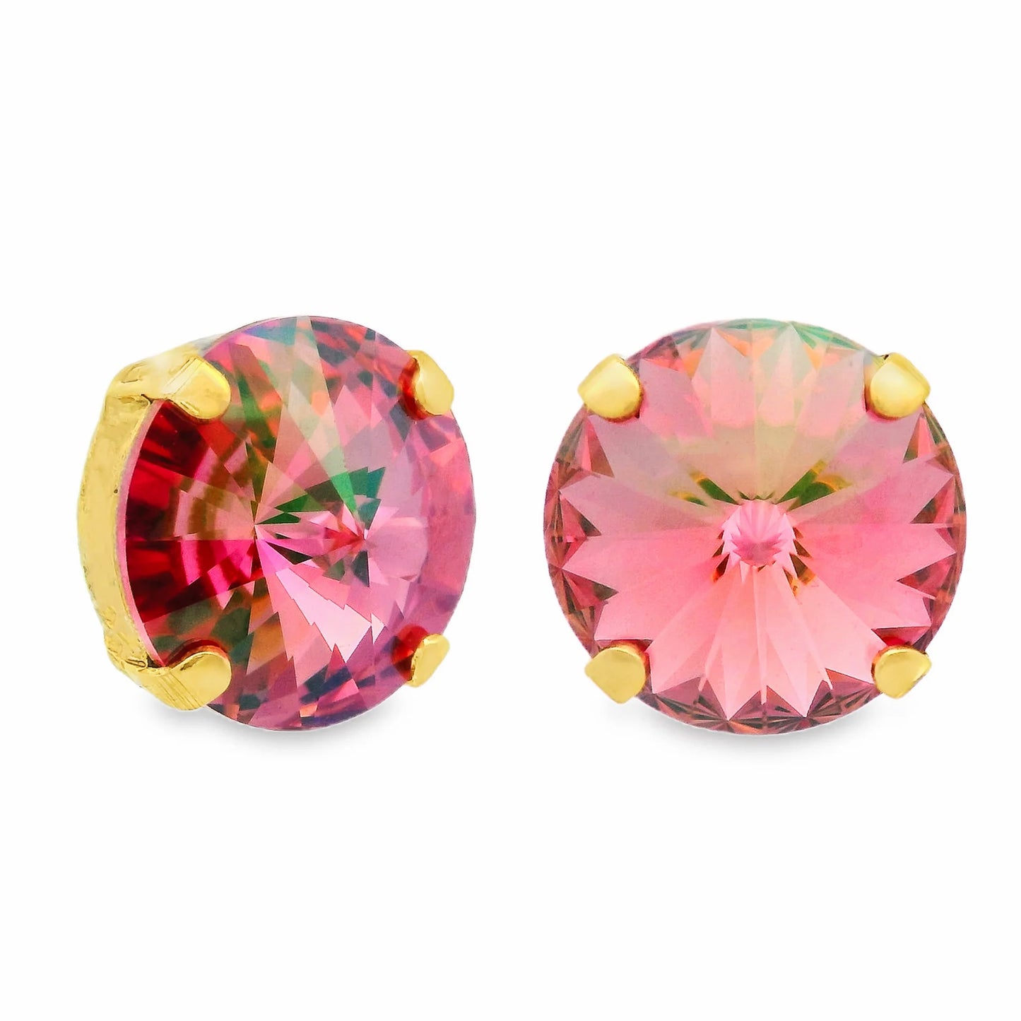 The Basics Studs in Rose Glimmer
