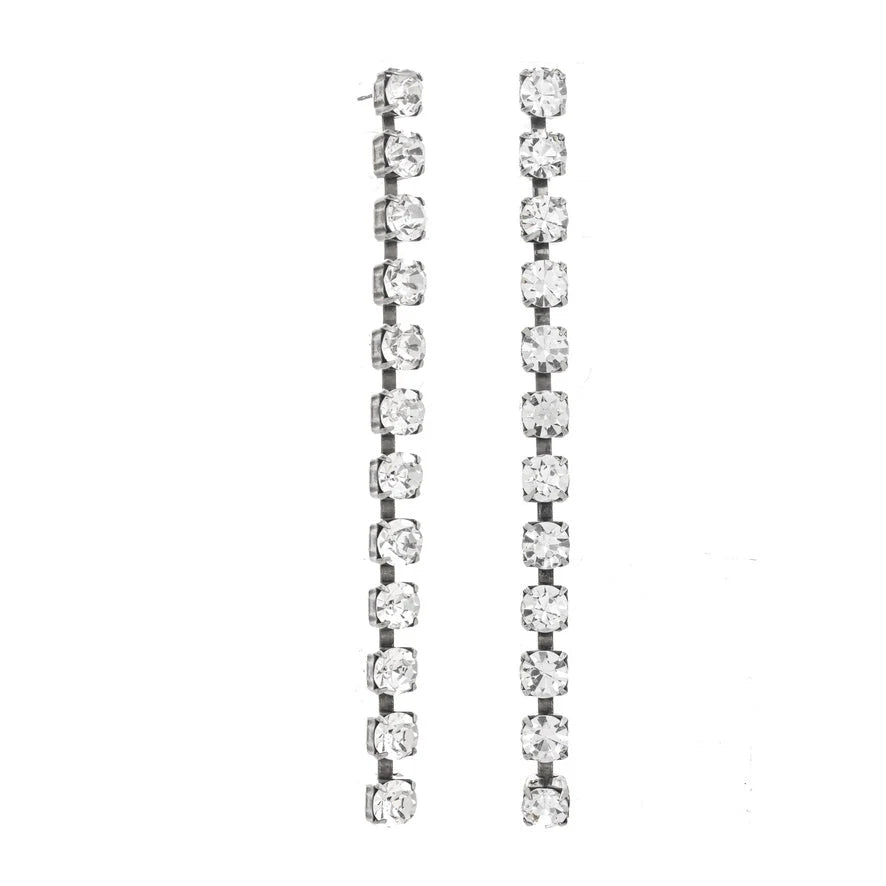 Berenike Earrings in Antique Silver