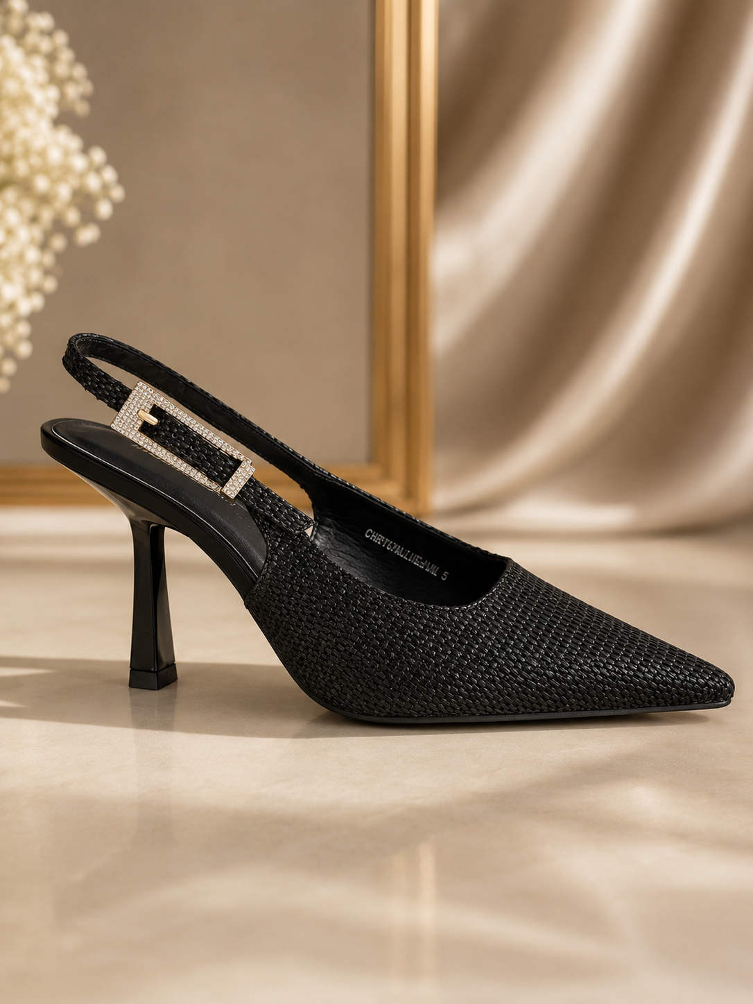 Bernes Chrysanthemums Shoe Black