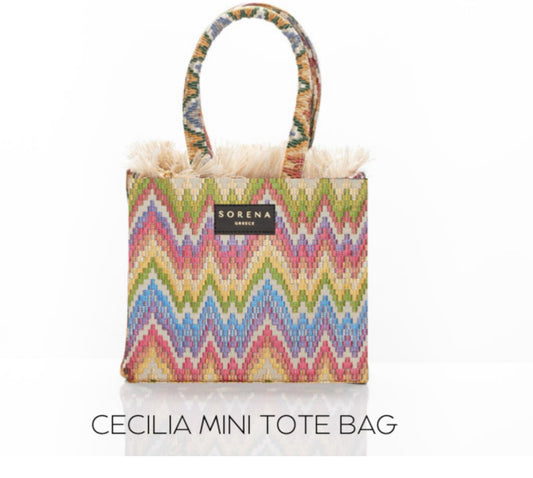 Sorena Cecilia Mini Greece Tote Bag
