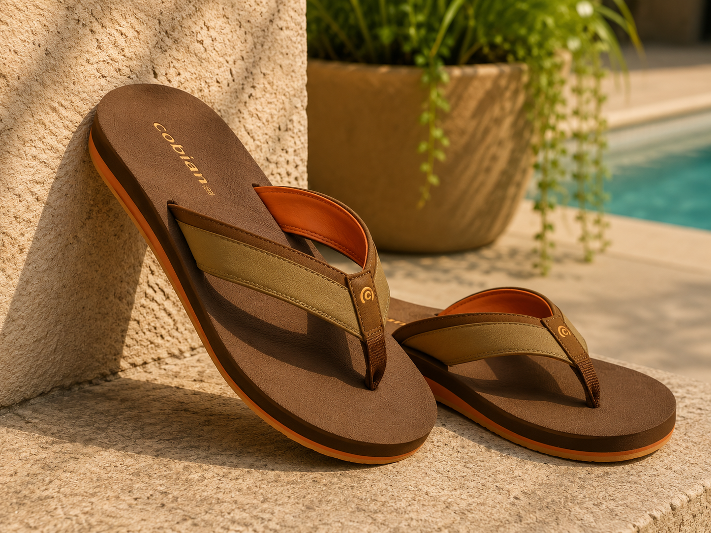 Cobian Foamie Sandal - Brown