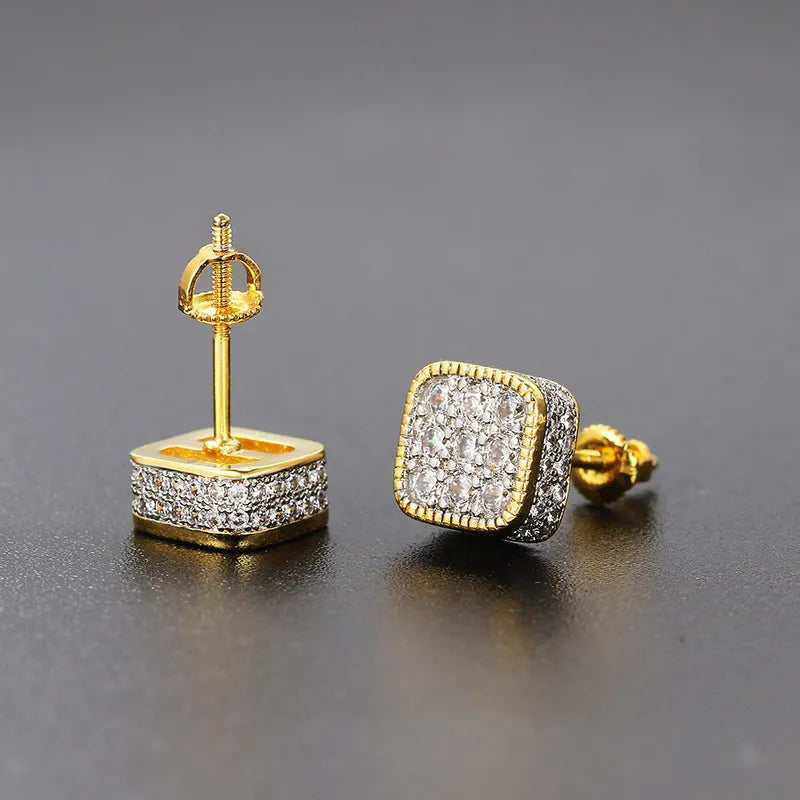 Copper Stud Earrings