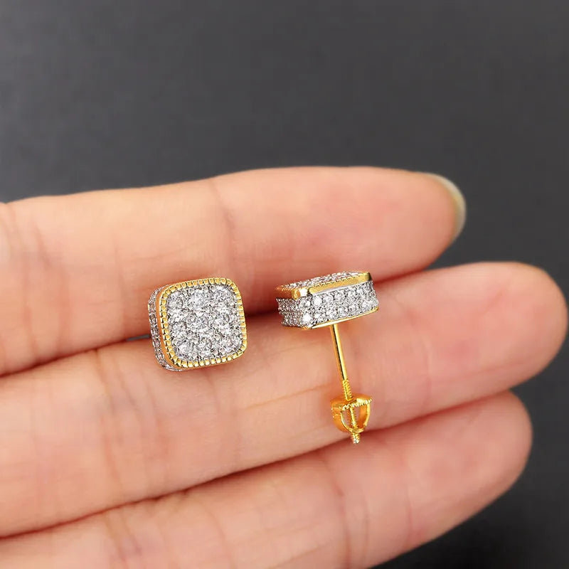 Copper Stud Earrings